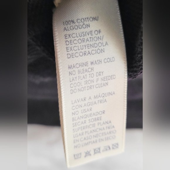 NWOT! Rebecca Minkoff Women's Black Faux Pearl Neckline Sweatshirt Size XS - Picture 5 of 6